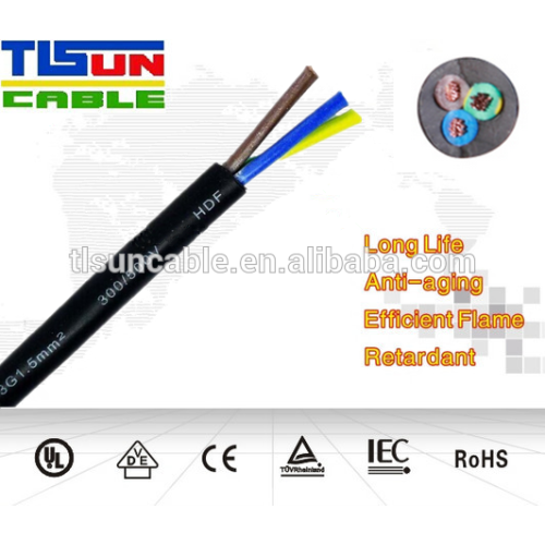 H05VV-F 1.5mm 3G flexible cable